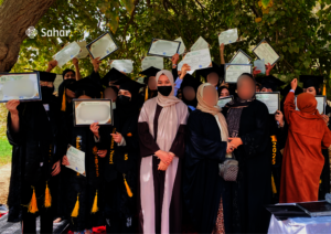 Graduates celebrating