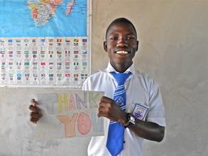 The students thank you for supporting their school