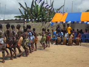Drumming and dancing