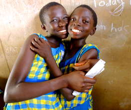 Students at Challenging Heights School