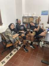 Adri, Egui & Marian- the team in charge