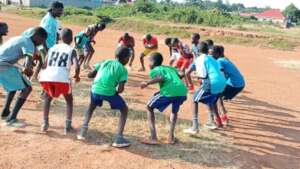 Students doing sports