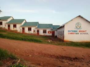 Part of the school painted