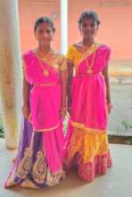 two girs parucpated in Cultural competetions