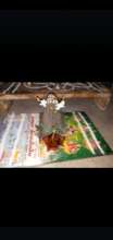 A statue made by children for Ganesh Chathurthi