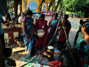 Making Pongal