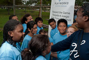 Coach Ruby and Sitton Elementary soccer team