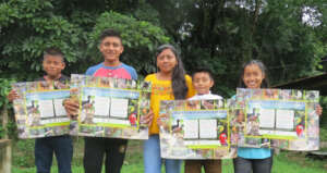 Mayan youth learning about endangered wildlife