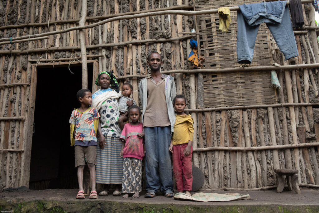 Tadelech and her family