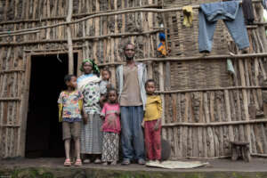 Tadelech and her family