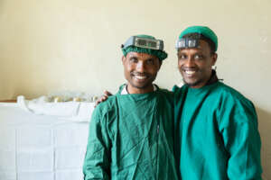 Negatu and Belay, two Orbis trained surgeons