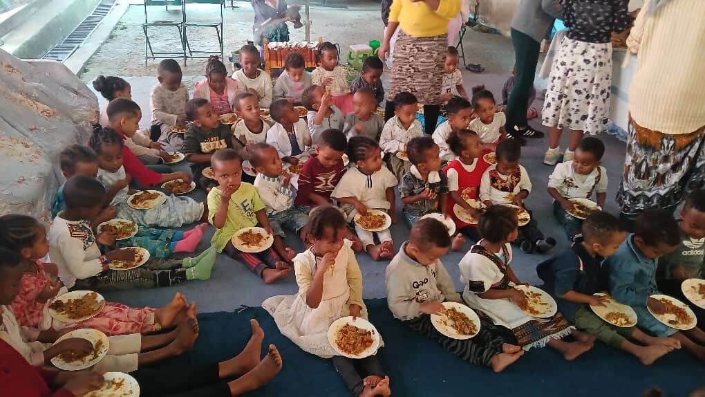 Partial picture of MHO beneficiary on feeding