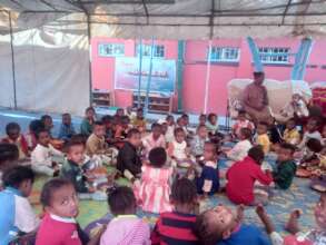 partial picture of  children at MHO  Care feeding