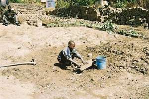 In Samfya Tyson works while others attend school