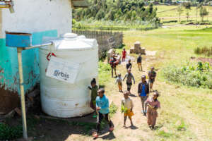 Rainwater Harvesting Tank at School in Chencha