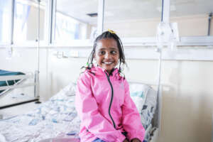 Netsanet just before surgery