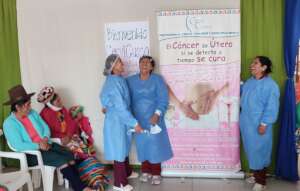 CerviCusco team at the November campaign