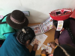 CHWs studying together