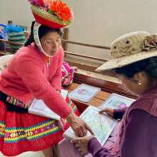 Women's Health docente Beatriz does 1:1 teaching