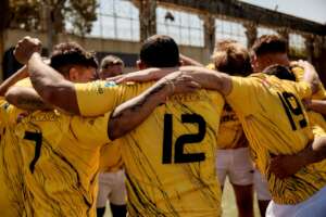 Espartanos playing rugby