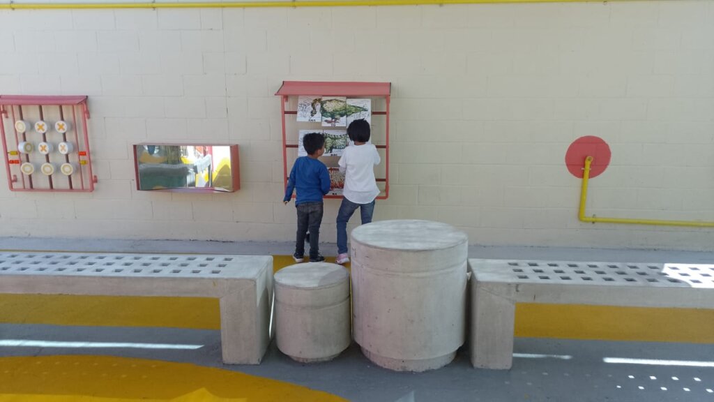 Playground for 200 kids visiting their mothers