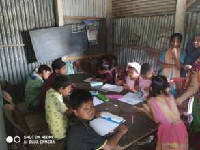 Education support at Class room for Development