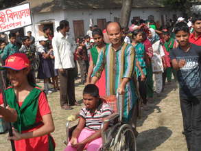 participation in march-past on  Victory day