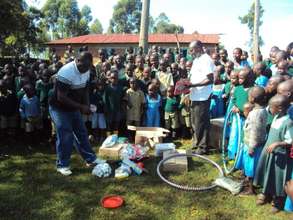 New sports kits for children in Nyakongo pr schl