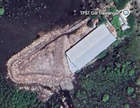 landfill and sorting center