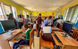 Our Computer lab at Chanzighe Secondary School