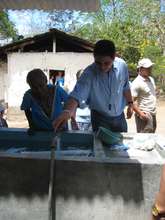 Town Elderly Using Community Water