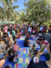 Psychosocial services for children with fun games
