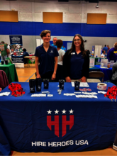 Hire Heroes USA Staff at Outreach Event