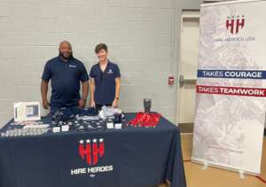 Hire Heroes USA Staff at Outreach Event