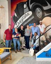 Hire Heroes USA team & clients at the Daytona 500