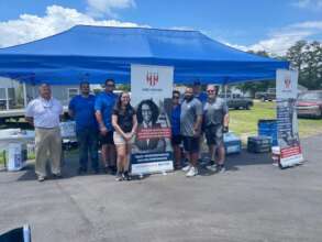 Hire Heroes USA Staff at Outreach Event