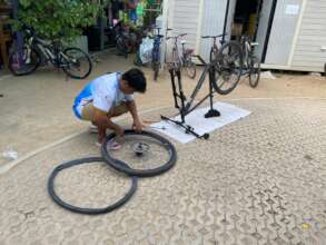 Bike repairs