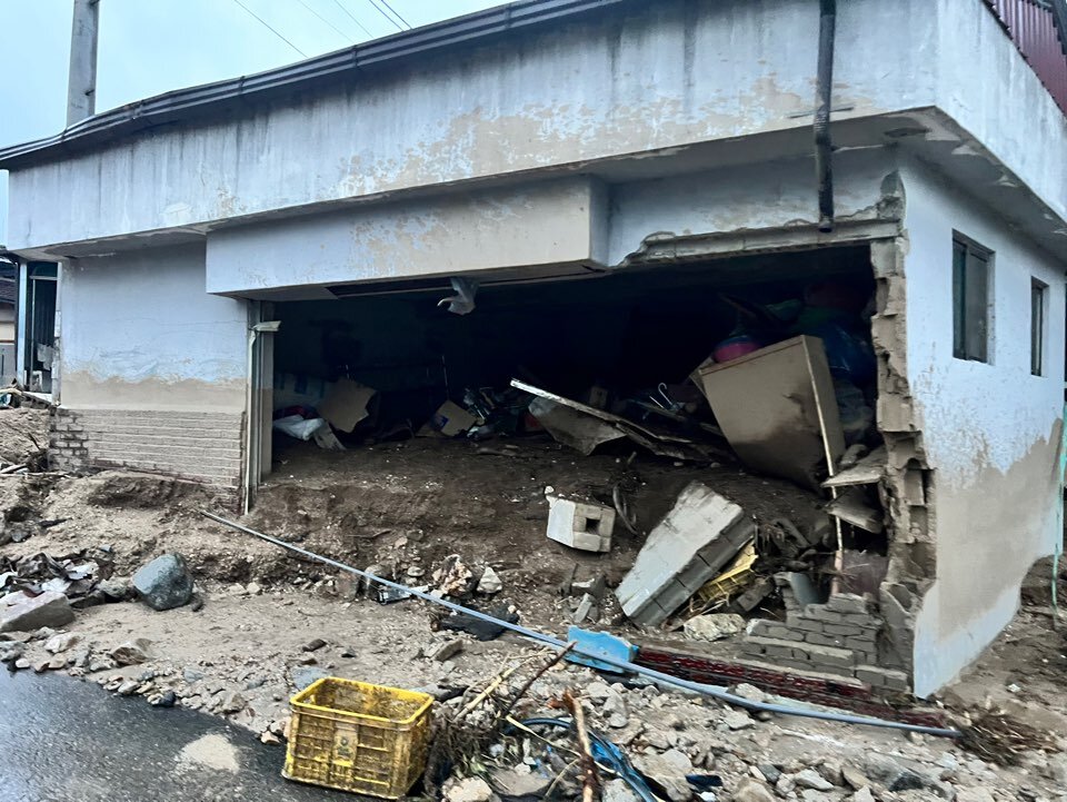Flood Recovery Support :Chungcheongdo, South Korea