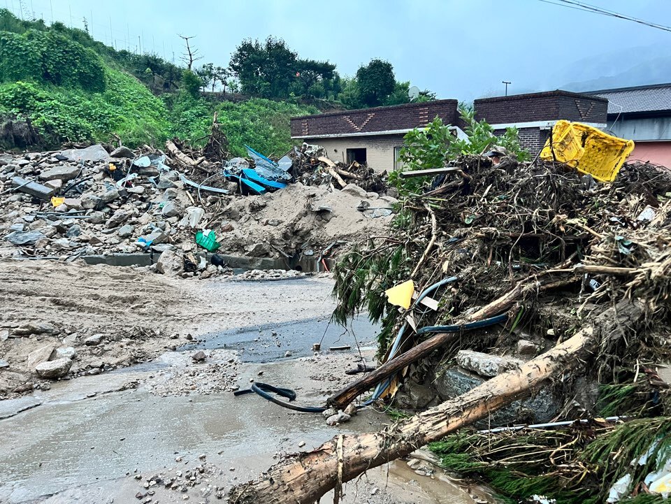 Flood Recovery Support :Chungcheongdo, South Korea