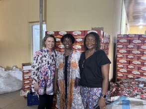 Evelyn Castle  with Amayi Foods Co-Founders