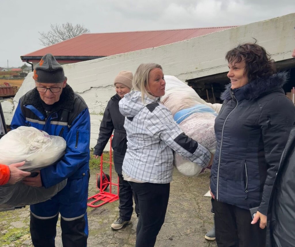 Delivering, Ukrainahjelpen Klippen, November 2025