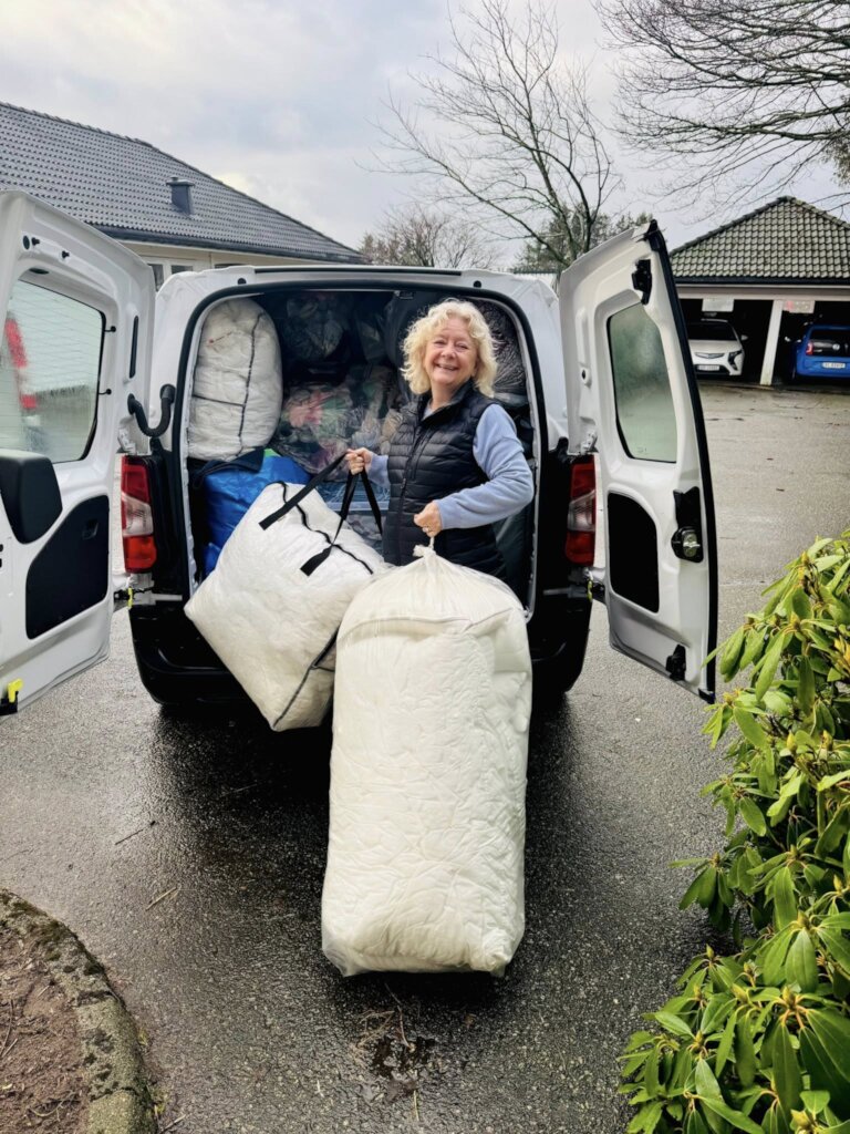 Delivering, Ukrainahjelpen Klippen, December 2025