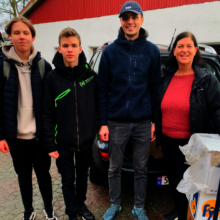 Delivering supplies for Ukraine for transport