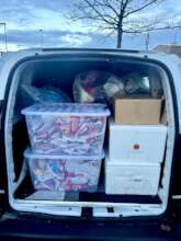 Collecting donations, December 2025