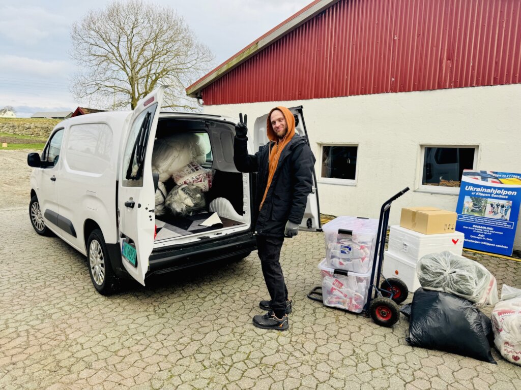 Delivering, Ukrainahjelpen Klippen, December 2025