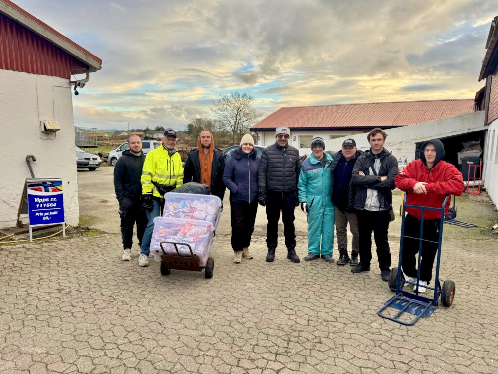 Delivering, Ukrainahjelpen Klippen, December 2025