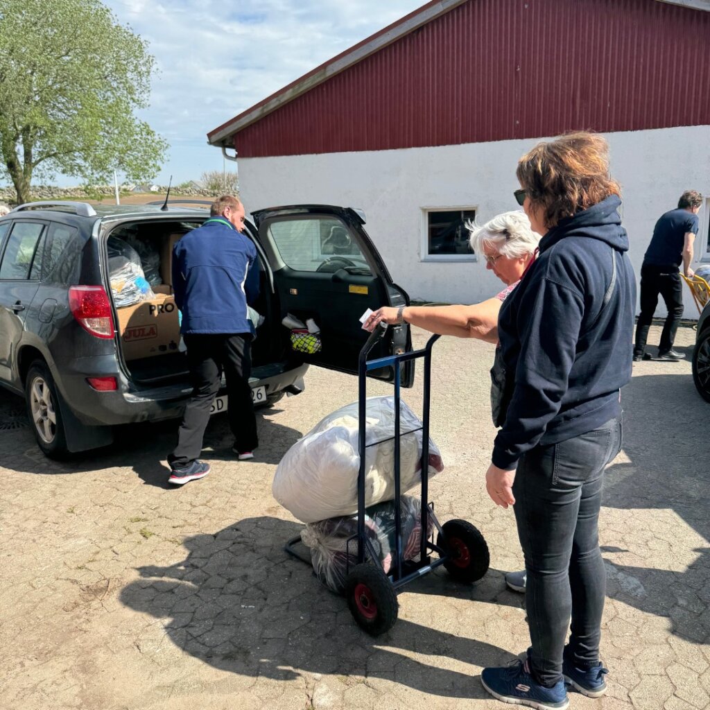Delivery, Ukrainahjelpen v/ Klippen, May 2024