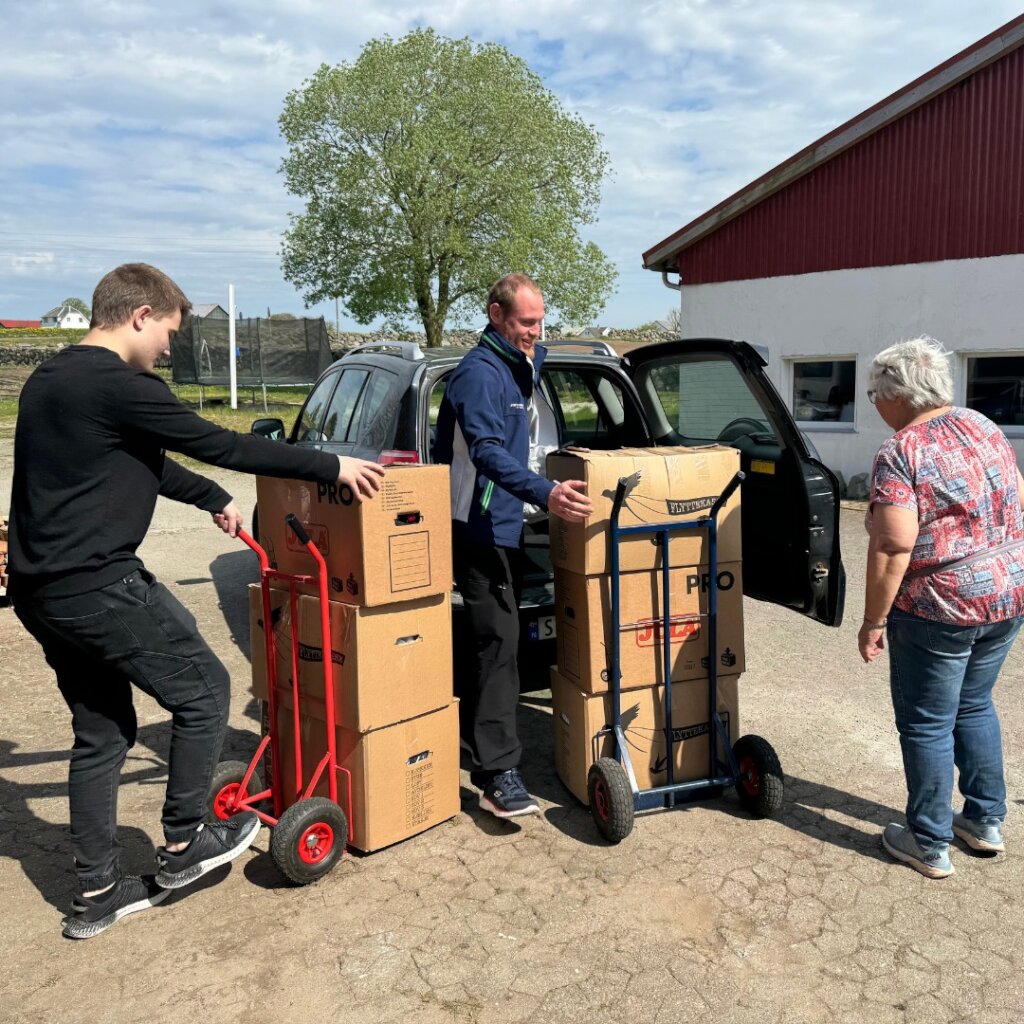 Delivery, Ukrainahjelpen v/ Klippen, May 2024