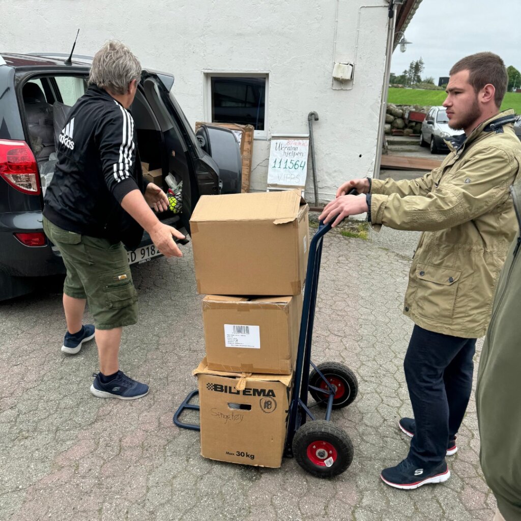 Delivery, Ukrainahjelpen v/ Klippen, June 2024