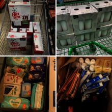 Collecting supplies